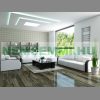 Modern design radiátor törölközőtartó Króm 500 x 1400 mm egyenes külső csatlakozással 