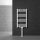 Bathroom radiator 500x800 mm 378W white single row - straight, central connection with floor connection