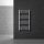 Bathroom radiator 500x800 mm 378W chrome single row - straight edge connection 