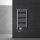 Bathroom radiator 500x800 mm 600W heating element chrome single row - straight edge connection 