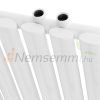 Modern design radiator 600 x 1030 mm white with left connection without valve tap - radiator body only
