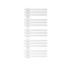 Modern designer radiator with heating insert 1200W white 600x1200 mm