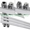 Modern designer radiator 600x1200 mm 464W chrome towel radiator