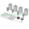 Modern designer radiator 600x1200 mm 464W chrome towel radiator