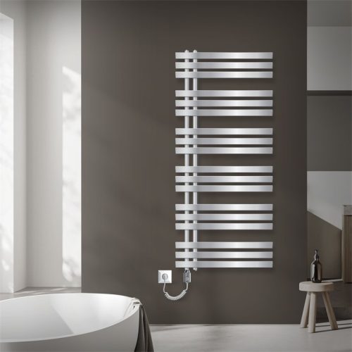 Modern designer radiator 600x1400 mm chrome 1200W towel dryer radiator