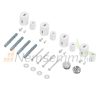 Modern designer radiator 600x1600 mm 630W white with straight external connection