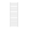 Towel radiator 600x1800 mm single-row - straight white with end connection