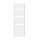 Towel radiator 600x1800 mm single-row - straight white with end connection