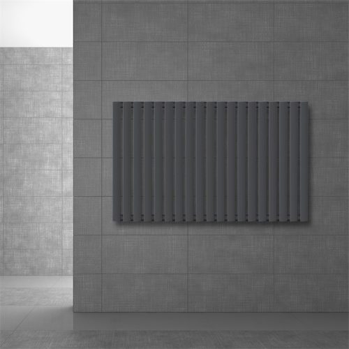 Modern design radiátor 630 x 1030 mm antracit oldalsó csatlakozás