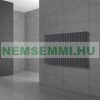 Modern design radiátor 630 x 1030 mm antracit oldalsó csatlakozás