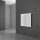 Modern design radiator 630x590 mm white side connection