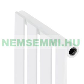  Modern design radiátor 630x590 mm fehér oldalsó csatlakozás