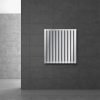 Modern design radiator 630 x 590 mm chrome side connection