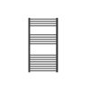 Towel dryer radiator 750x1200 mm anthracite single row - with curved side connection 785W