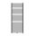 Towel radiator 750x1800 mm single row - curved anthracite with central connection