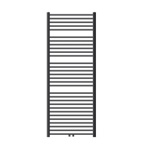Törölközőszárító radiátor 750 x 1800 mm ívelt antracit központi csatlakozással