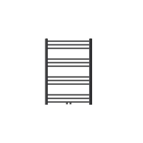 Towel radiator 750x800 mm anthracite single row - straight central connection