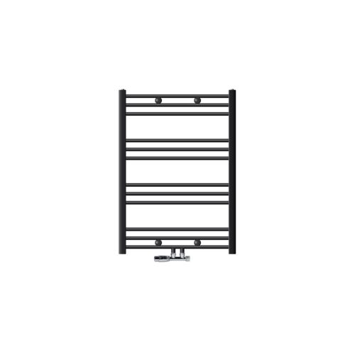 Towel radiator 750x800 mm anthracite straight version with central connection