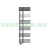 Towel dryer radiator 500x1550 mm anthracite bathroom heater 1187W with floor connection