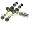 Towel dryer radiator 500x1550 mm anthracite bathroom heater 1187W with floor connection
