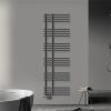 Towel radiator 500x1550 mm anthracite bathroom heater 1187W with universal connection set