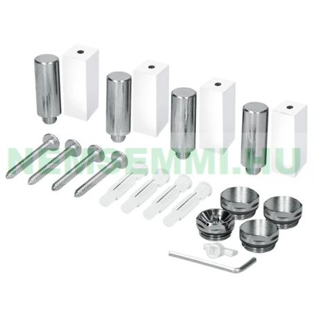 Törölközőszárító radiátor 680x1200 mm fehér modern design fű