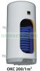 Gravikol™ gravity Cordivari solar collector system for 4-6 people with DHW storage: 2 flat collectors, 200 liter 1 heat exchanger boiler
