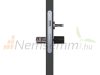 Smart cylinder lock with application, fingerprint reader with transponder for 50-100 mm thick door, IP44