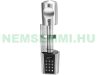 Intelligent cylinder lock with application, transponder and numerical code for doors with a thickness of 70-125 mm