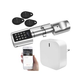   Intelligens hengerzár Zigbee vezérlőegységgel, alkalmazással és numerikus kóddal 70-125 mm vastagságú ajtókhoz