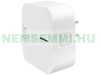 Smart cylinder lock with Zigbee control unit, application and numerical code for doors with a thickness of 70-125 mm