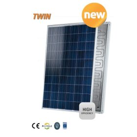 Hibrid napelem - 270W napelem és síkkollektor egyben! A síkkollektor hűti a napelemet a nagyobb telj