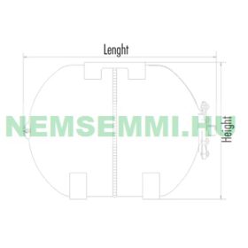 Hidrofor tartály 24 liter álló membrános zárt rendszerű használati víiz tartály EPDM gumimembránnal