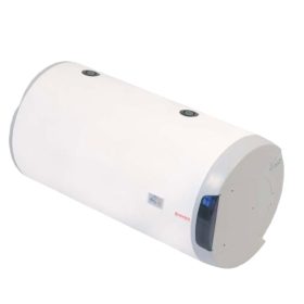   Fekvő 160 l vízszintes fali tároló bojler palást hõcserélõs fektetve szerelhető jobbos bekötés, használati melegvíz indirekt tároló, 5 év garancia. Vízmelegítő  elektromos fűtőbetéttel
