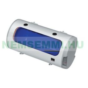   Fekvő 160 l vízszintes fali tároló bojler palást hõcserélõs fektetve szerelhető jobbos bekötés, használati melegvíz indirekt tároló, 5 év garancia. Vízmelegítő  elektromos fűtőbetéttel