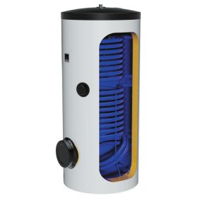   200 literes Drazice OKCE NTRR BP tartály két hõcserélõs használati melegvíz indirekt bojler napkollektoros rendszerhez is érzékelő hüvely nélküli kivitel