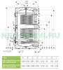 200-liter Drazice OKCE NTRR BP tank with two heat exchangers domestic hot water indirect boiler also for solar collector system design without sensor sleeve
