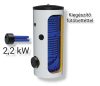 200-liter storage tank Drazice with two heat exchangers + 2.2 KW heating insert domestic hot water indirect tank for solar collector, heat pump
