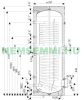 300-liter domestic hot water storage tank with two heat exchangers DRAZICE solar boiler enameled tank with integrated temperature sensor sleeves