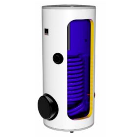   300 literes álló 1 hõcserélõs, elektromos fűtőtest nélkül, használati melegvíz indirekt tároló. 5 év garancia. Napkollektor rendszerhez is, oldalsó tisztítónyílással
