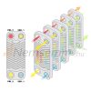 Plate heat exchanger 30 plates 66 kW with 2x3/4" and 2x1/2" external connection