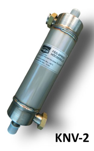 Spirec KNV-2 spiral coil cylindrical heat exchanger 60 kW with threaded connection