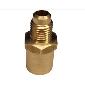   Hőcserélőbe forrasztható adapter 5/8" cső SAE szabványú, 1/4"-es menetes csatlakozásra