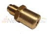 Hőcserélőbe forrasztható adapter 5/8" cső SAE szabványú, 1/4"-es menetes csatlakozásra