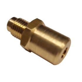   Hőcserélőbe forrasztható adapter 5/8" cső SAE szabványú, 3/8"-es menetes csatlakozásra
