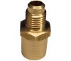 Hőcserélőbe forrasztható adapter 5/8" cső SAE szabványú, 5/8"-es menetes csatlakozásra