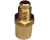 Hőcserélőbe forrasztható adapter 5/8" cső SAE szabványú, 5/8"-es menetes csatlakozásra
