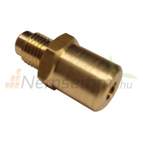 Hőcserélőbe forrasztható adapter 5/8" cső SAE szabványú, 5/8"-es menetes csatlakozásra