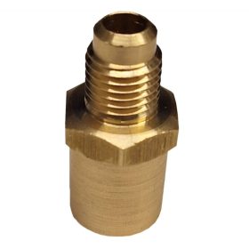   Hőcserélőbe forrasztható adapter 7/8" cső SAE szabványú, 3/8"-es menetes csatlakozásra