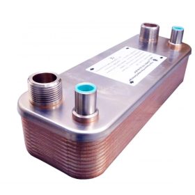   Gáz-folyadék hőcserélő Freon hőcserélő 20 lemezes Ba-26-20-F hűtőközegekhez 0,52m²
